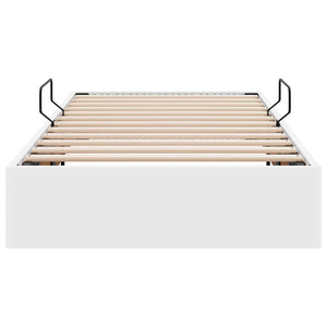 Κρεβάτι Οθωμανικού Τύπου Καθαρό Λευκό 100 x 200 cm