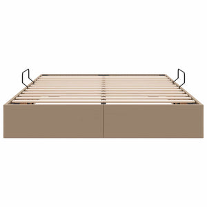Κρεβάτι Οθωμανικού Τύπου Καπουτσίνο 140 x 190 cm Τεχνητό Δέρμα