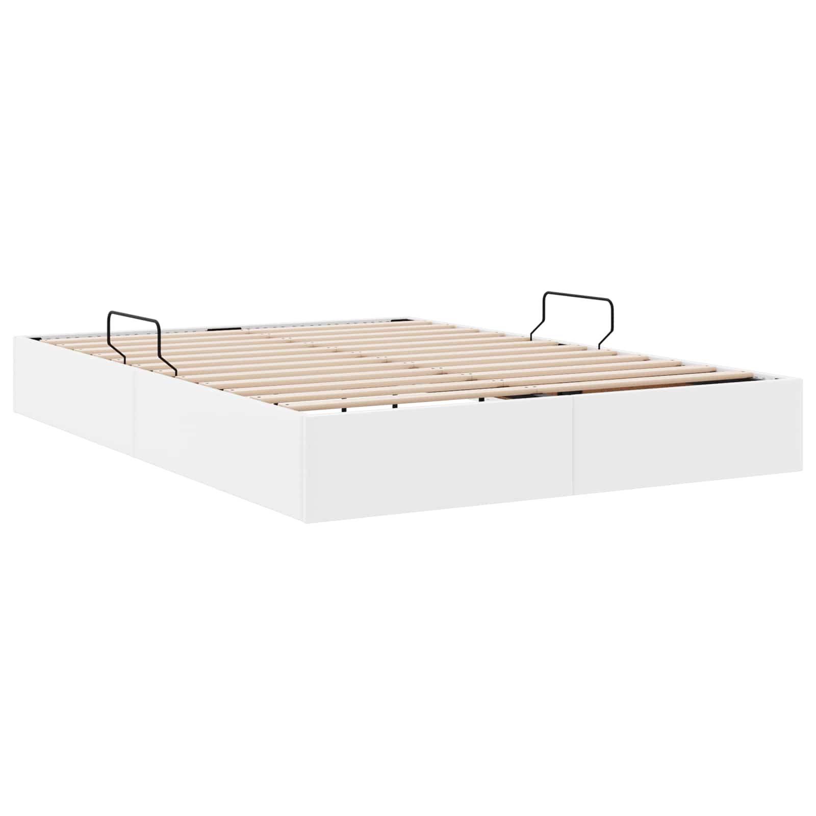 Κρεβάτι Οθωμανικού Τύπου Καθαρό Λευκό 140 x 200 cm