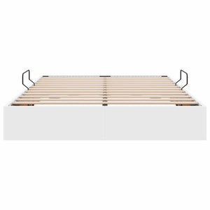 Κρεβάτι Οθωμανικού Τύπου Καθαρό Λευκό 140 x 200 cm