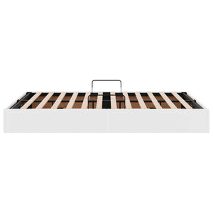 Κρεβάτι Οθωμανικού Τύπου Καθαρό Λευκό 140 x 200 cm