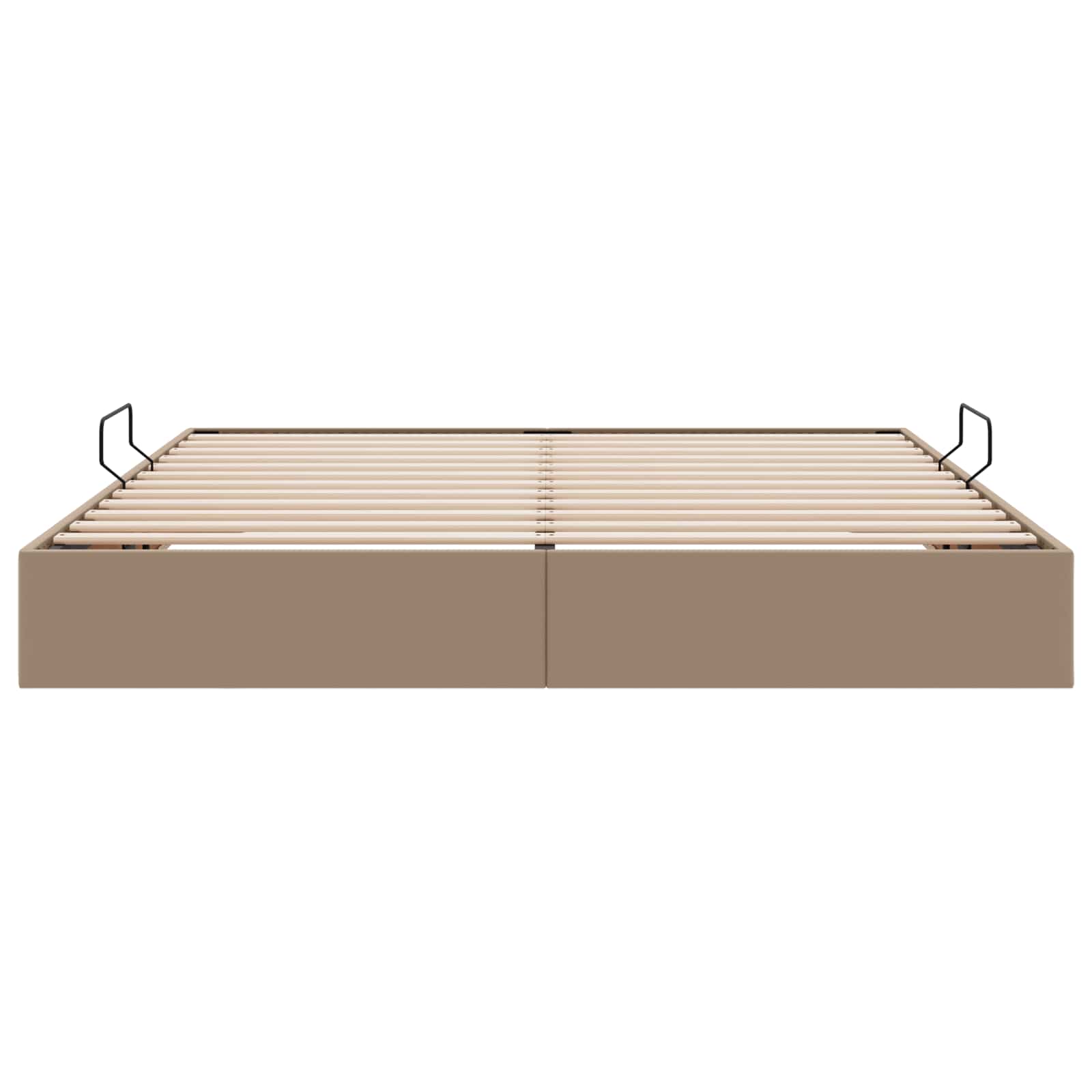Κρεβάτι Οθωμανικού Τύπου Καπουτσίνο 160 x 200 cm Τεχνητό Δέρμα