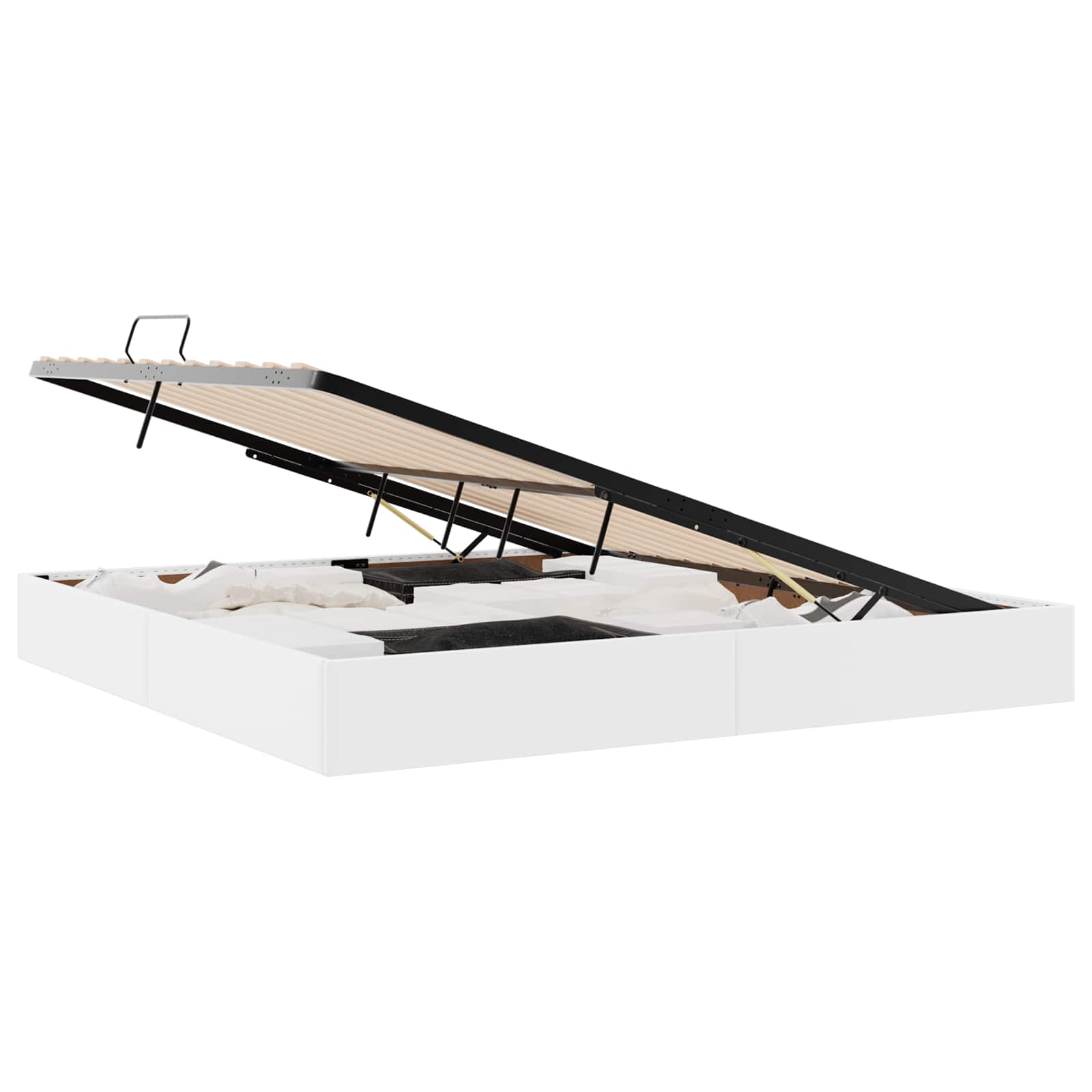 Κρεβάτι Οθωμανικού Τύπου Καθαρό Λευκό 200 x 200 cm
