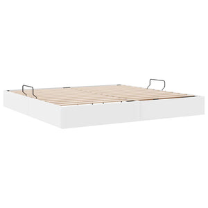 Κρεβάτι Οθωμανικού Τύπου Καθαρό Λευκό 200 x 200 cm