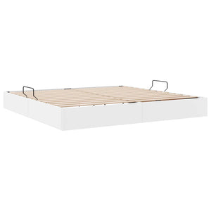 Κρεβάτι Οθωμανικού Τύπου Καθαρό Λευκό 200 x 200 cm