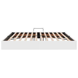 Κρεβάτι Οθωμανικού Τύπου Καθαρό Λευκό 200 x 200 cm