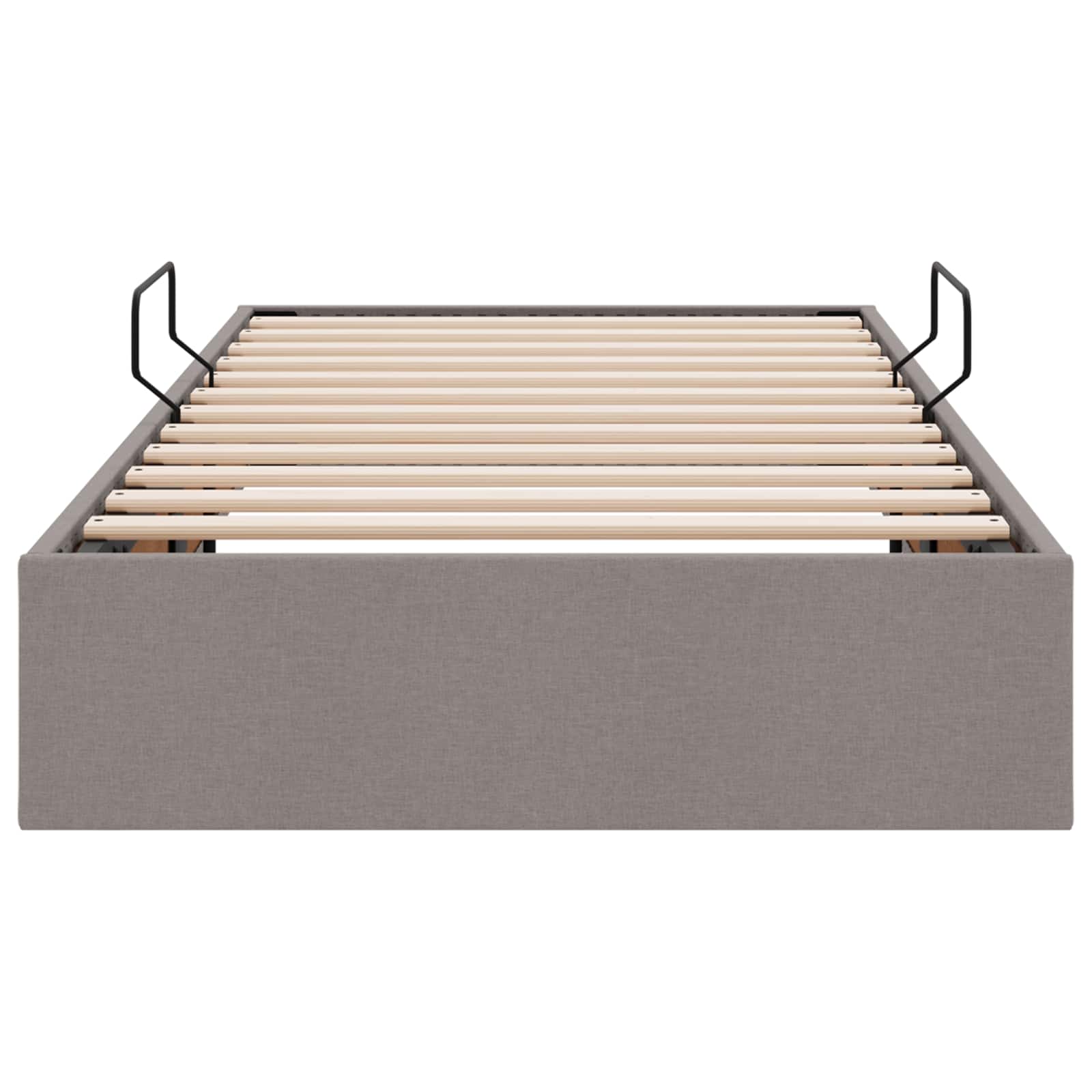 Κρεβάτι Οθωμανικού Τύπου Taupe 100 x 200 cm ύφασμα