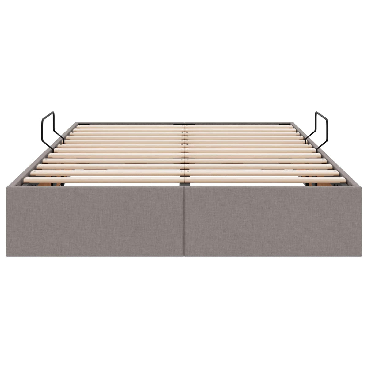 Κρεβάτι Οθωμανικού Τύπου Taupe 120 x 200 cm ύφασμα - Pakobazaar