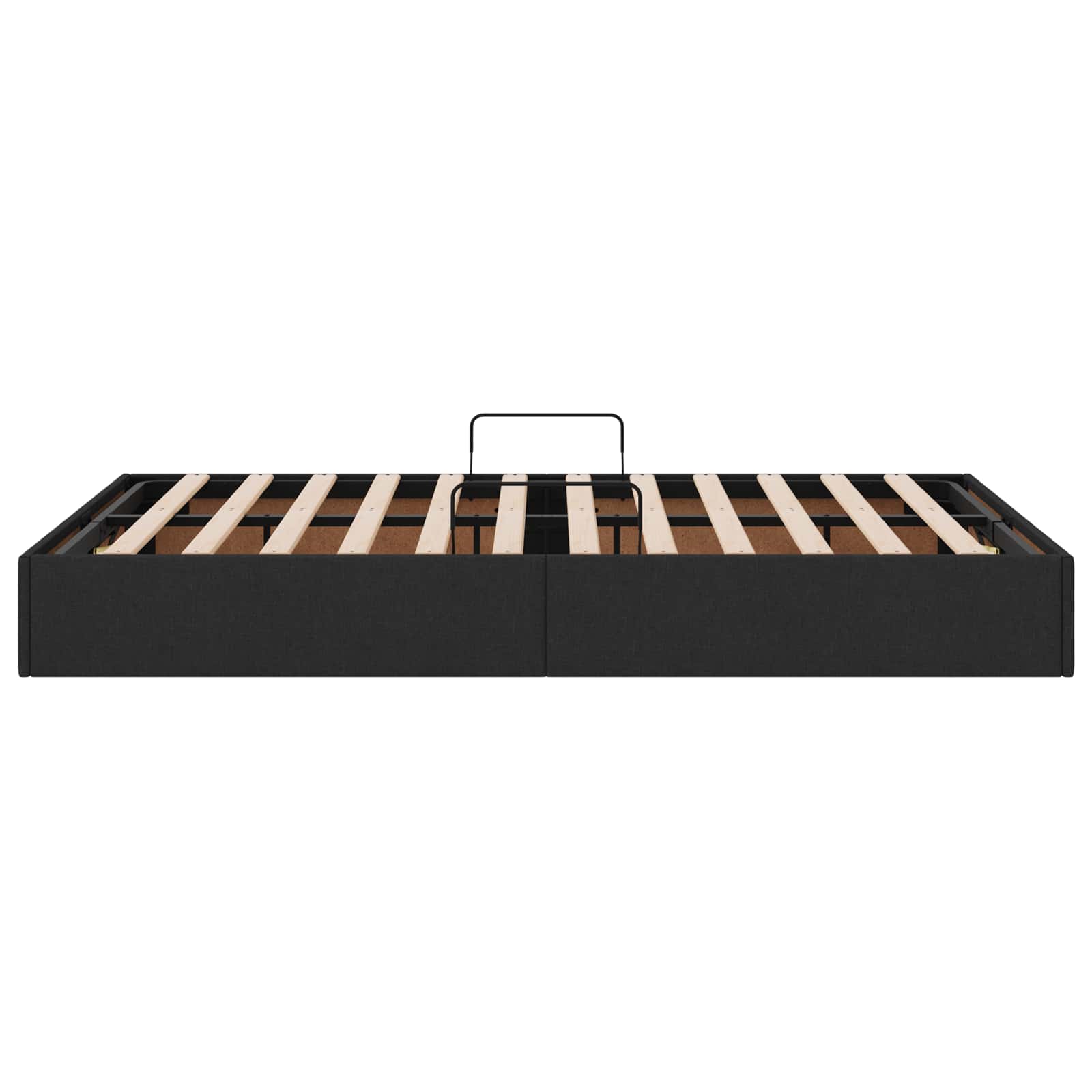 Κρεβάτι Οθωμανικού Τύπου Μαύρο 120 x 200 cm ύφασμα