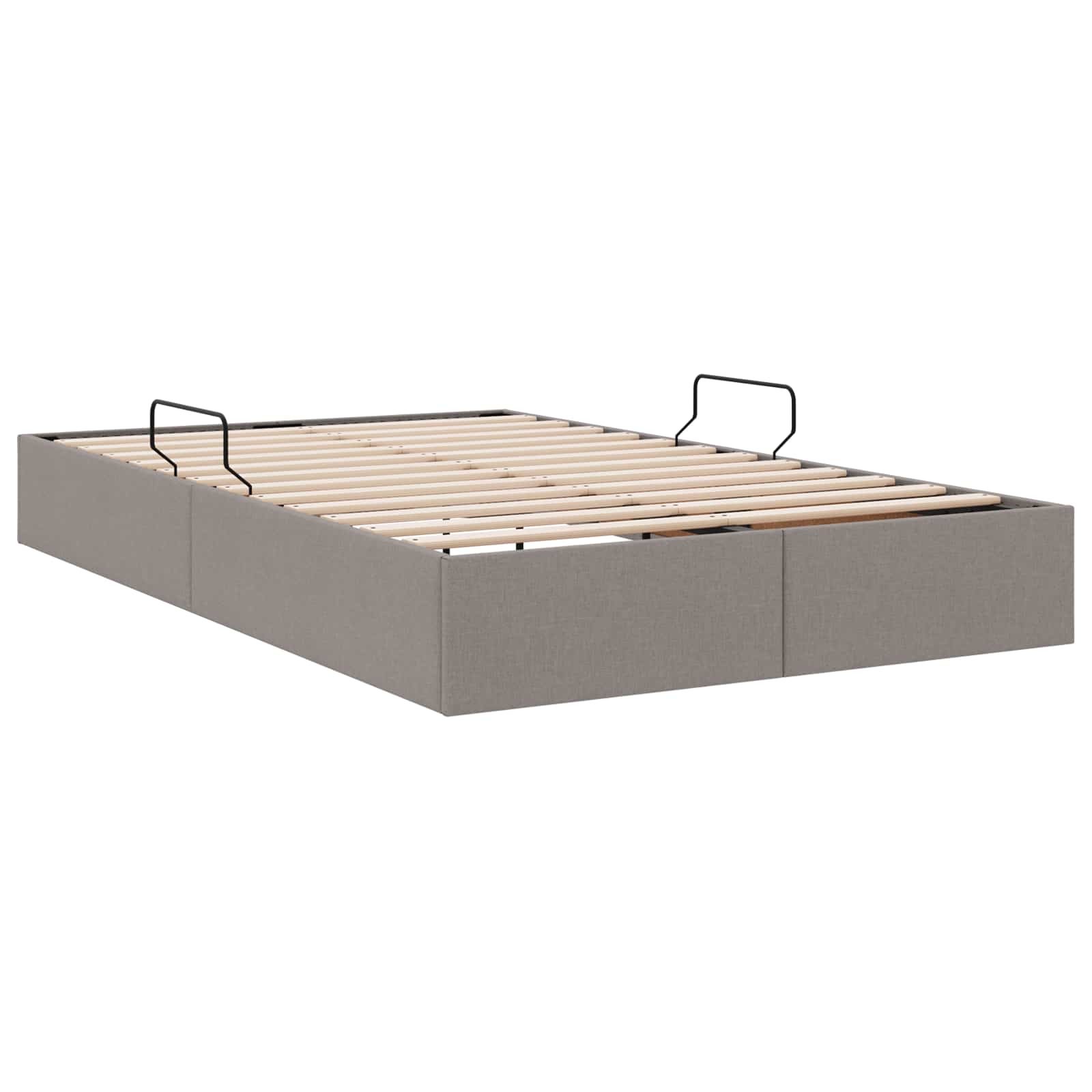 Κρεβάτι Οθωμανικού Τύπου Taupe 120 x 200 cm ύφασμα