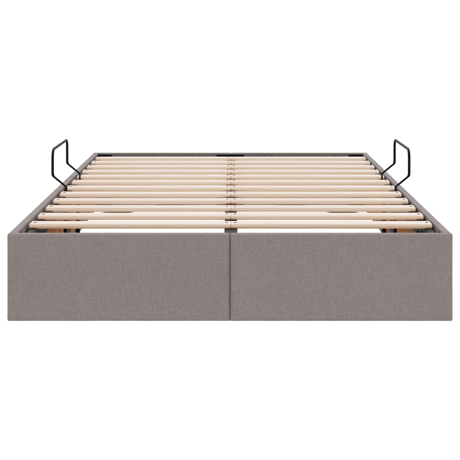 Κρεβάτι Οθωμανικού Τύπου Taupe 120 x 200 cm ύφασμα