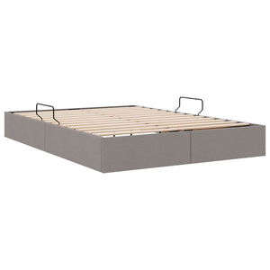 Κρεβάτι Οθωμανικού Τύπου Taupe 140 x 190 cm ύφασμα - Pakobazaar