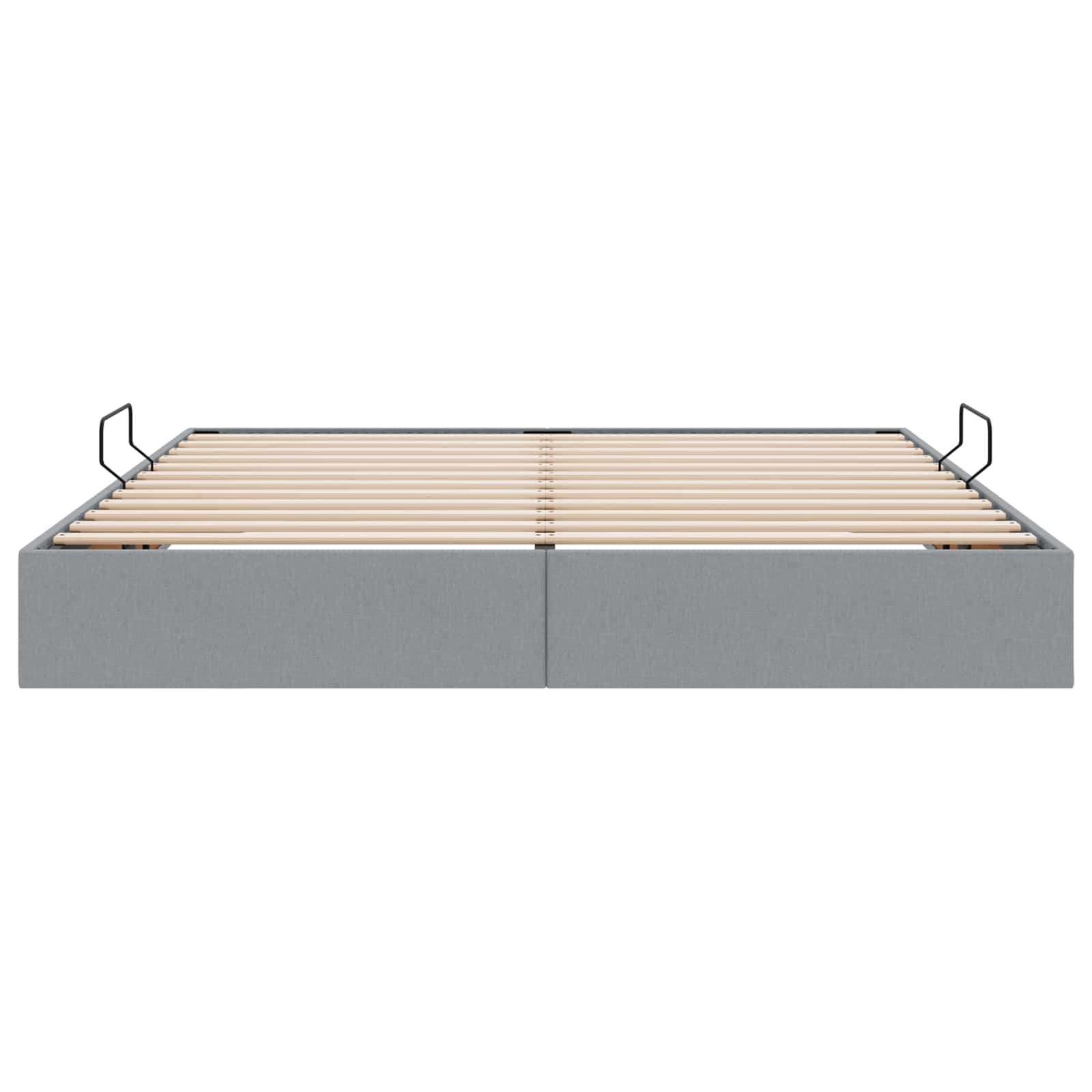 Κρεβάτι Οθωμανικού Τύπου Ανοιχτό γκρι 180 x 200 cm ύφασμα - Pakobazaar