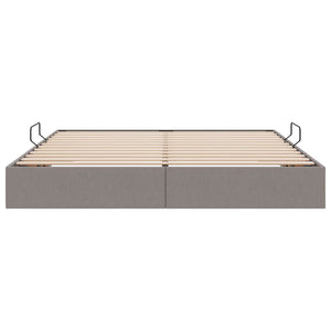 Κρεβάτι Οθωμανικού Τύπου Taupe 180 x 200 cm ύφασμα - Pakobazaar