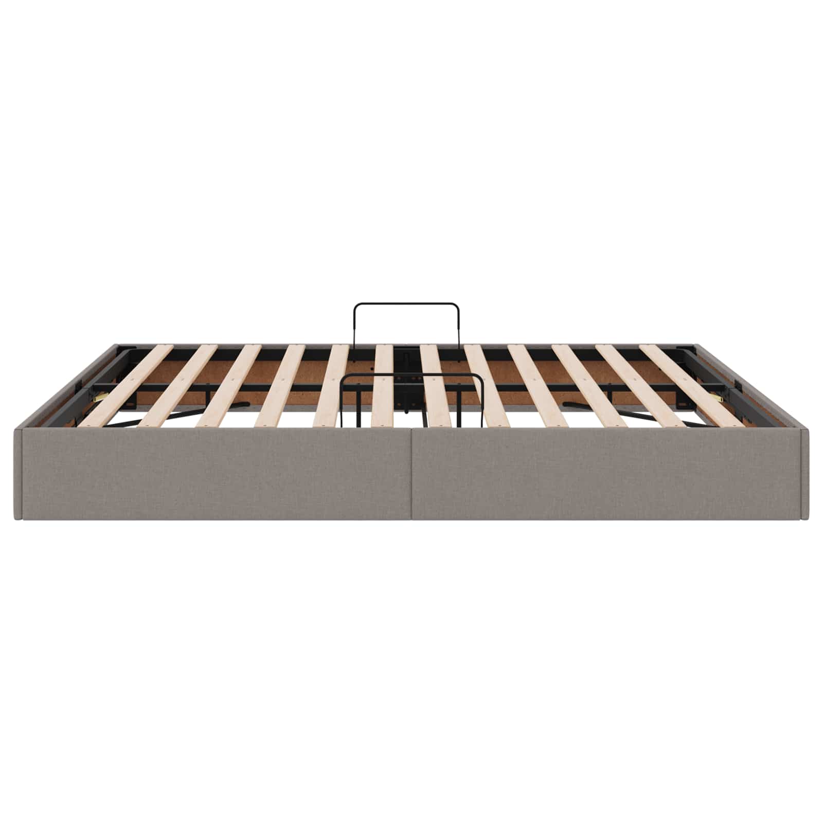 Κρεβάτι Οθωμανικού Τύπου Taupe 180 x 200 cm ύφασμα - Pakobazaar