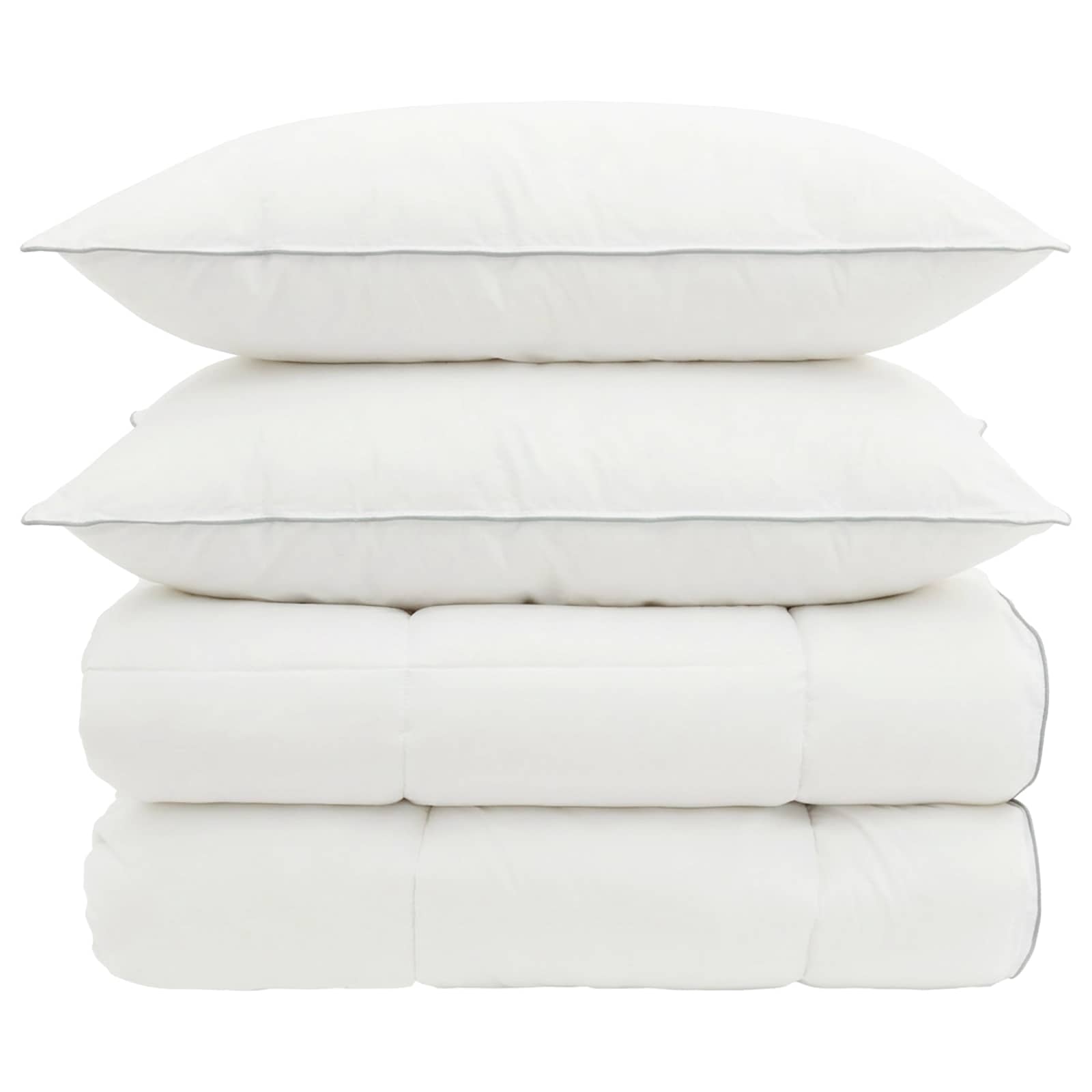 Σέτ Παπλώματος και Μαξιλαριού 3 τμχ. 240x260 εκ 4 Εποχές Μαλλί