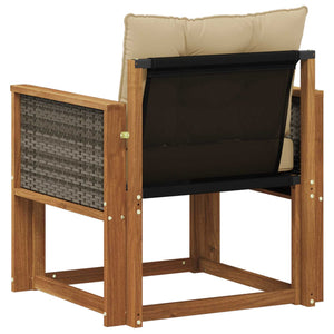 Μεσαίος καναπές εξωτερικού χώρου Στερεό Ξύλο Ακακίας Φυσικό - Pakobazaar