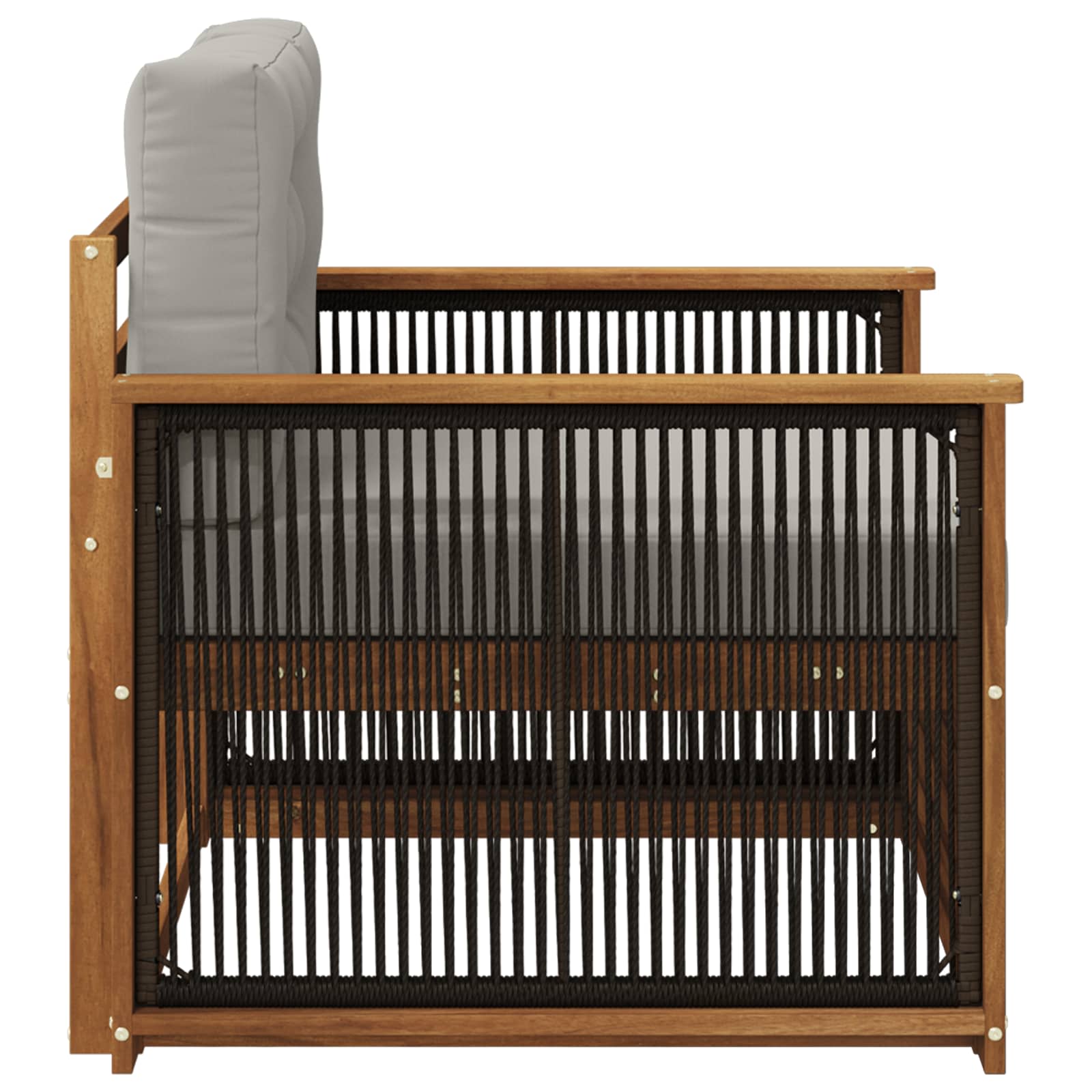 Μεσαίος καναπές εξωτερικού χώρου Φυσικό - Pakobazaar