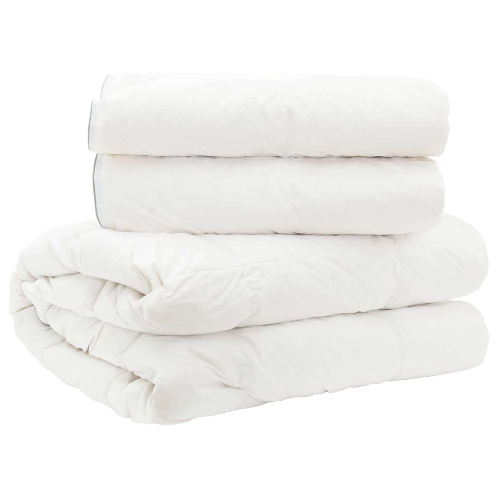 Πάπλωμα FULDA 220 x 240 cm 4 Εποχές 310 GSM 90% Χήνας Λευκό - Pakobazaar