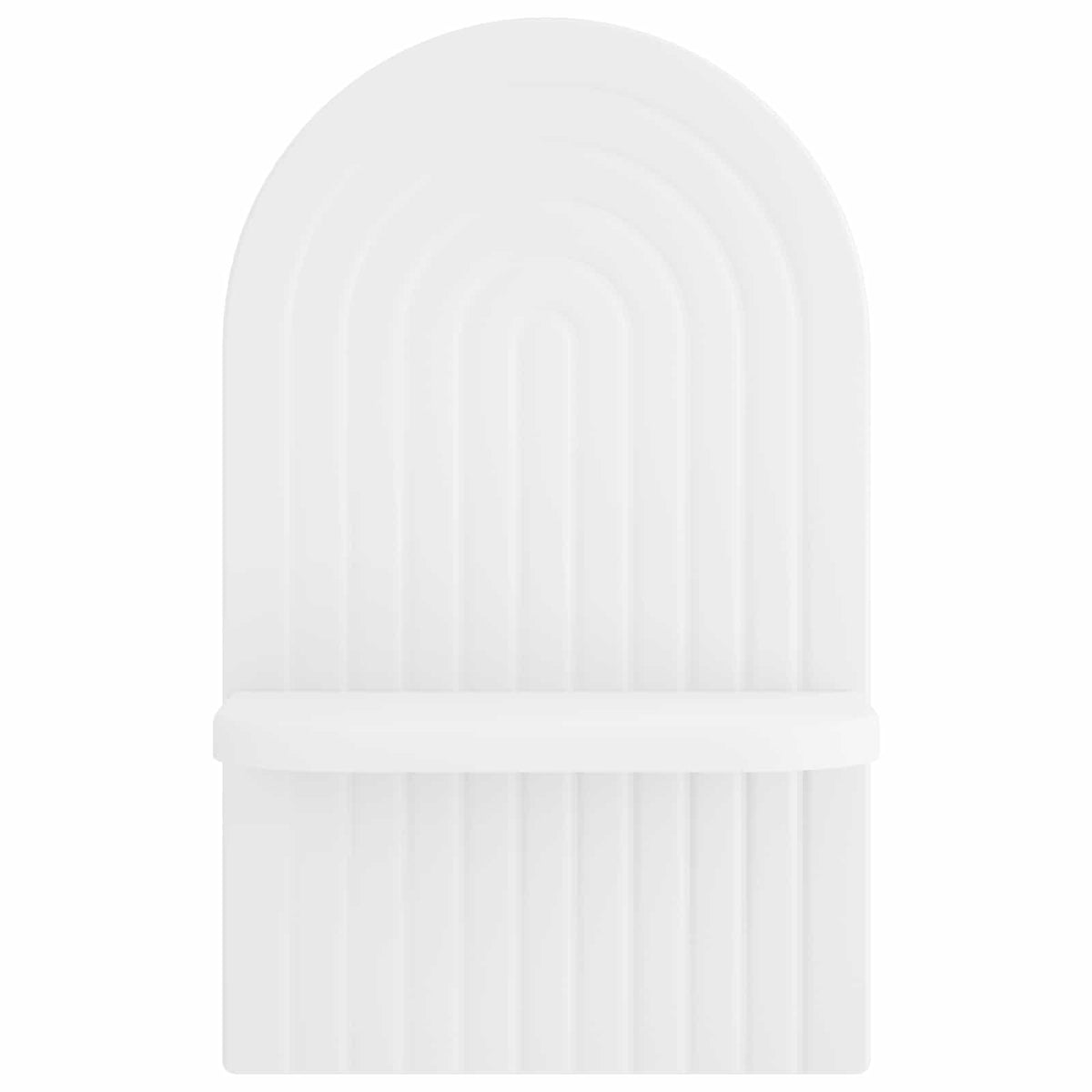 Ράφι Τοίχου 2 τμχ. Λευκό 23 x 13.5 x 37.5 cm Επεξεργασμένο Ξύλο