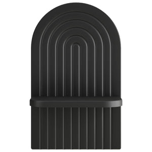 Ράφι Τοίχου 2 τμχ. Μαύρο 23 x 13,5 x 37,5 cm Επεξεργασμένο Ξύλο - Pakobazaar