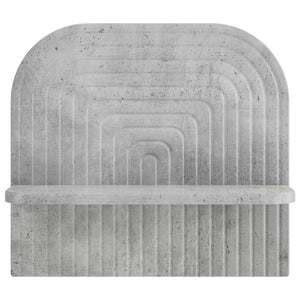 Ράφι Τοίχου 2 τμχ. Γκρι Σκυροδέματος 41 x 13.5 x 37.5 cm - Pakobazaar
