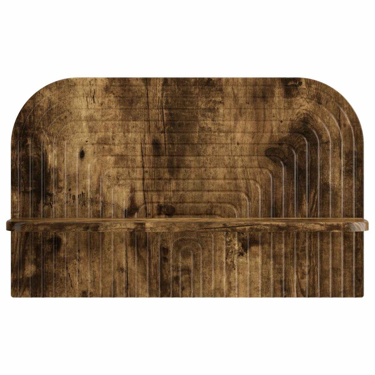Ράφι Τοίχου 2 τμχ. Καπνισμένο Ξύλο Δρυός 60 x 13,5 x 37,5 cm - Pakobazaar