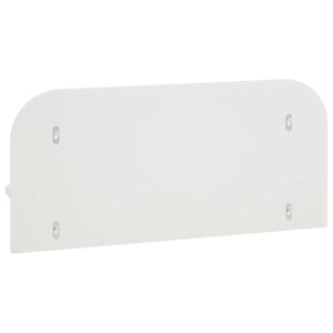 Ράφι Τοίχου 2 τμχ. Γυαλιστερό Λευκό 80.5 x 13.5 x 37.5 cm