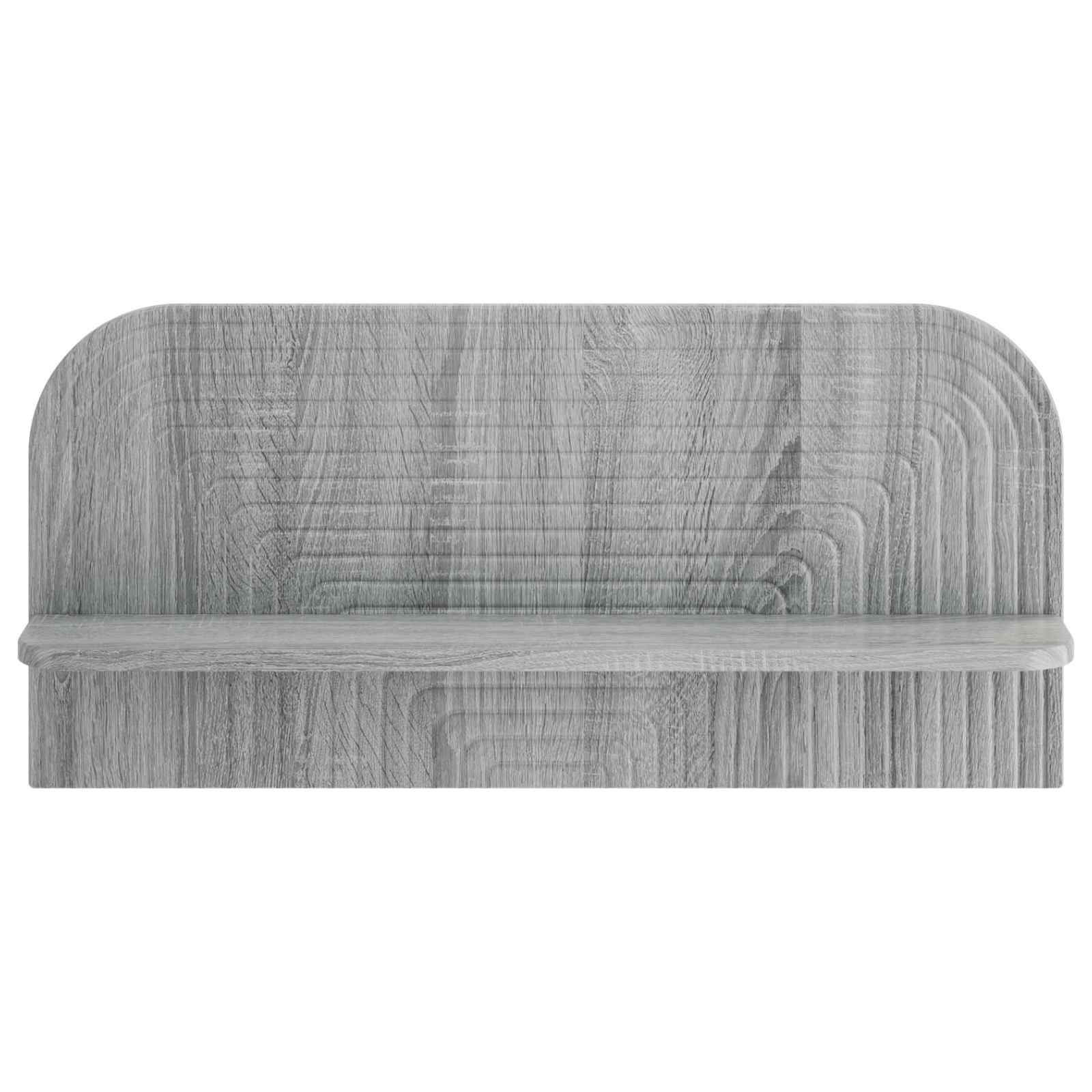 Ράφι Τοίχου 2 τμχ. Γκρι Sonoma 80,5 x 13,5 x 37,5 εκ.