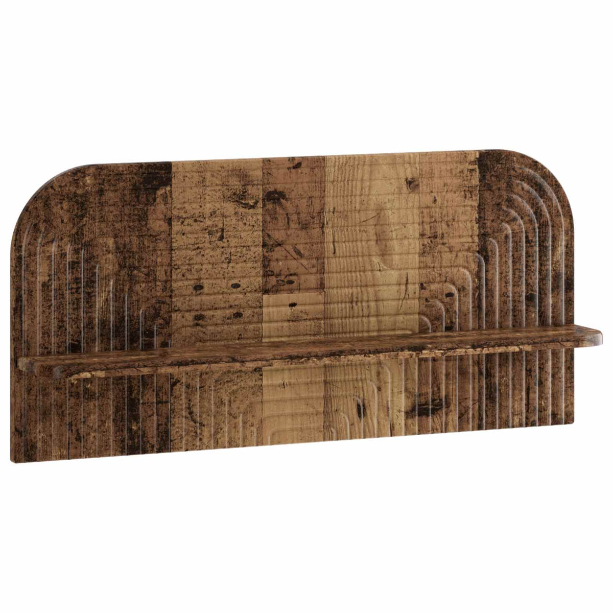 Ράφι Τοίχου 2 τμχ. Παλαιωμένο ξύλο 80,5 x 13,5 x 37,5 cm