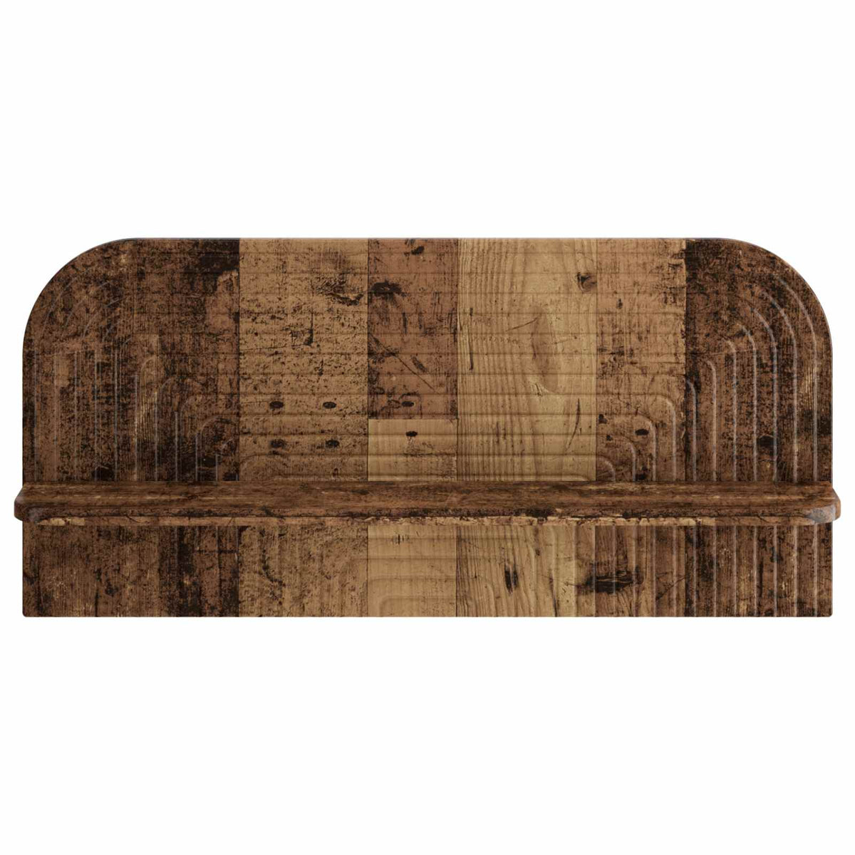 Ράφι Τοίχου 2 τμχ. Παλαιωμένο ξύλο 80,5 x 13,5 x 37,5 cm
