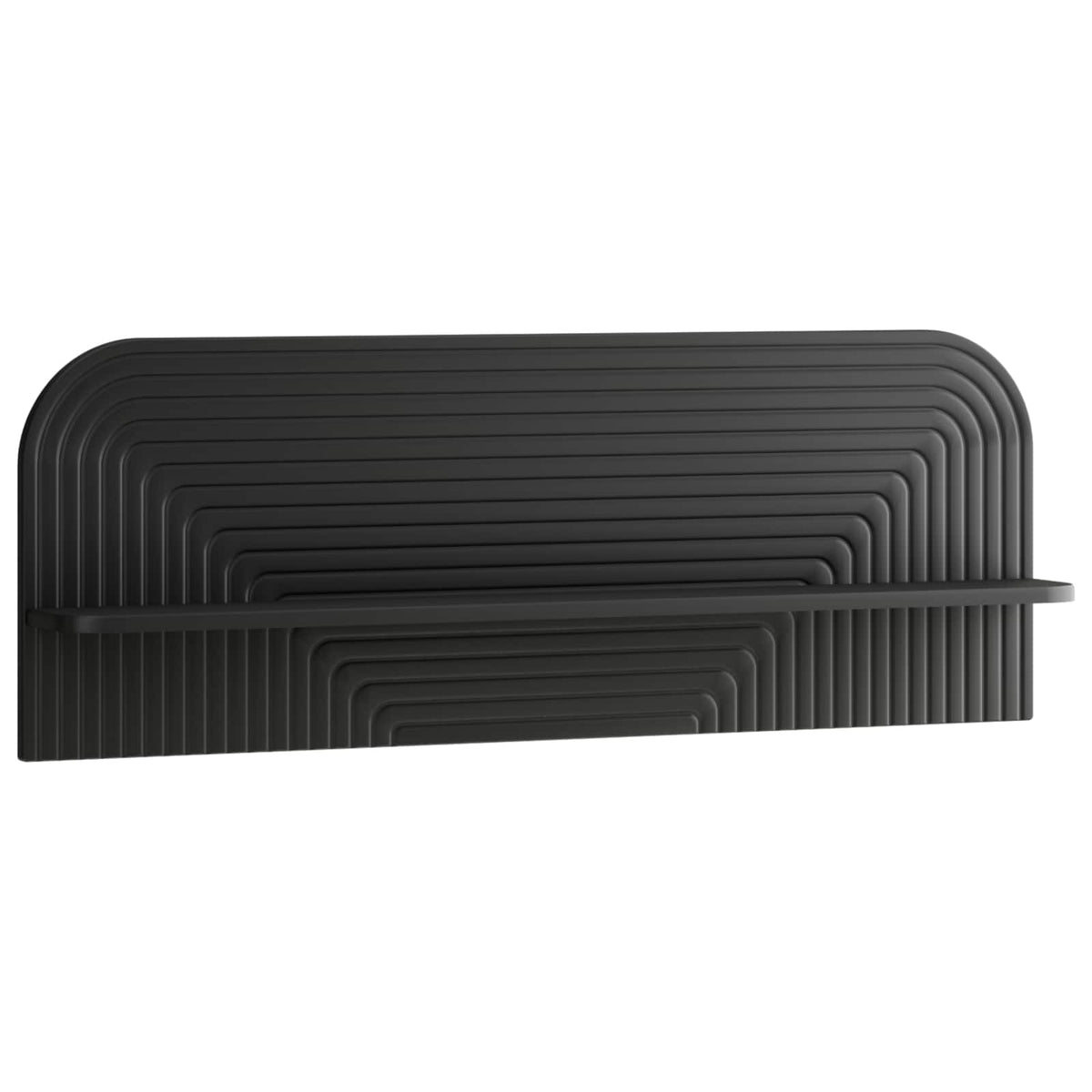 Ράφι Τοίχου 2 τμχ. Μαύρο 102 x 13.5 x 37.5 cm