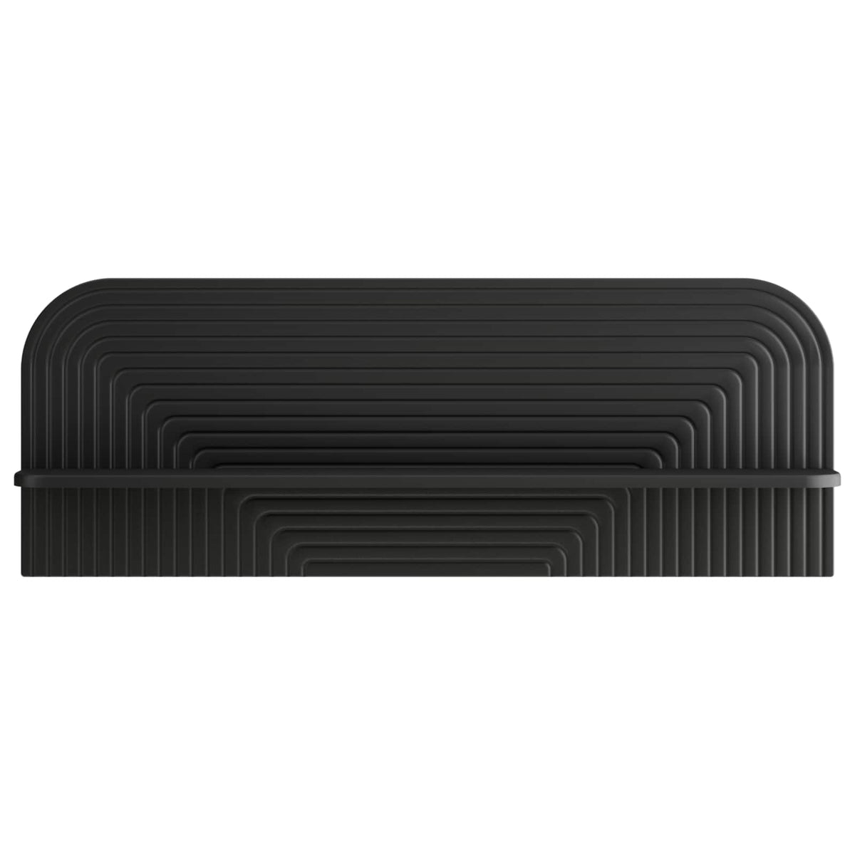 Ράφι Τοίχου 2 τμχ. Μαύρο 102 x 13.5 x 37.5 cm