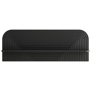 Ράφι Τοίχου 2 τμχ. Μαύρο 102 x 13.5 x 37.5 cm