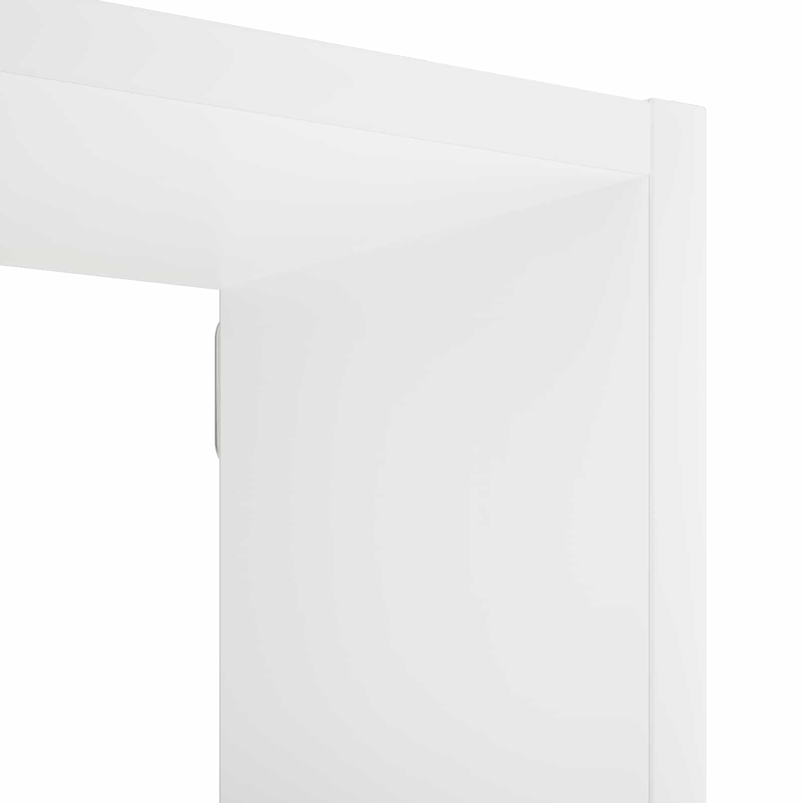 Ράφι Τοίχου Λευκό 100 x 17 x 60 cm Επεξεργασμένο Ξύλο