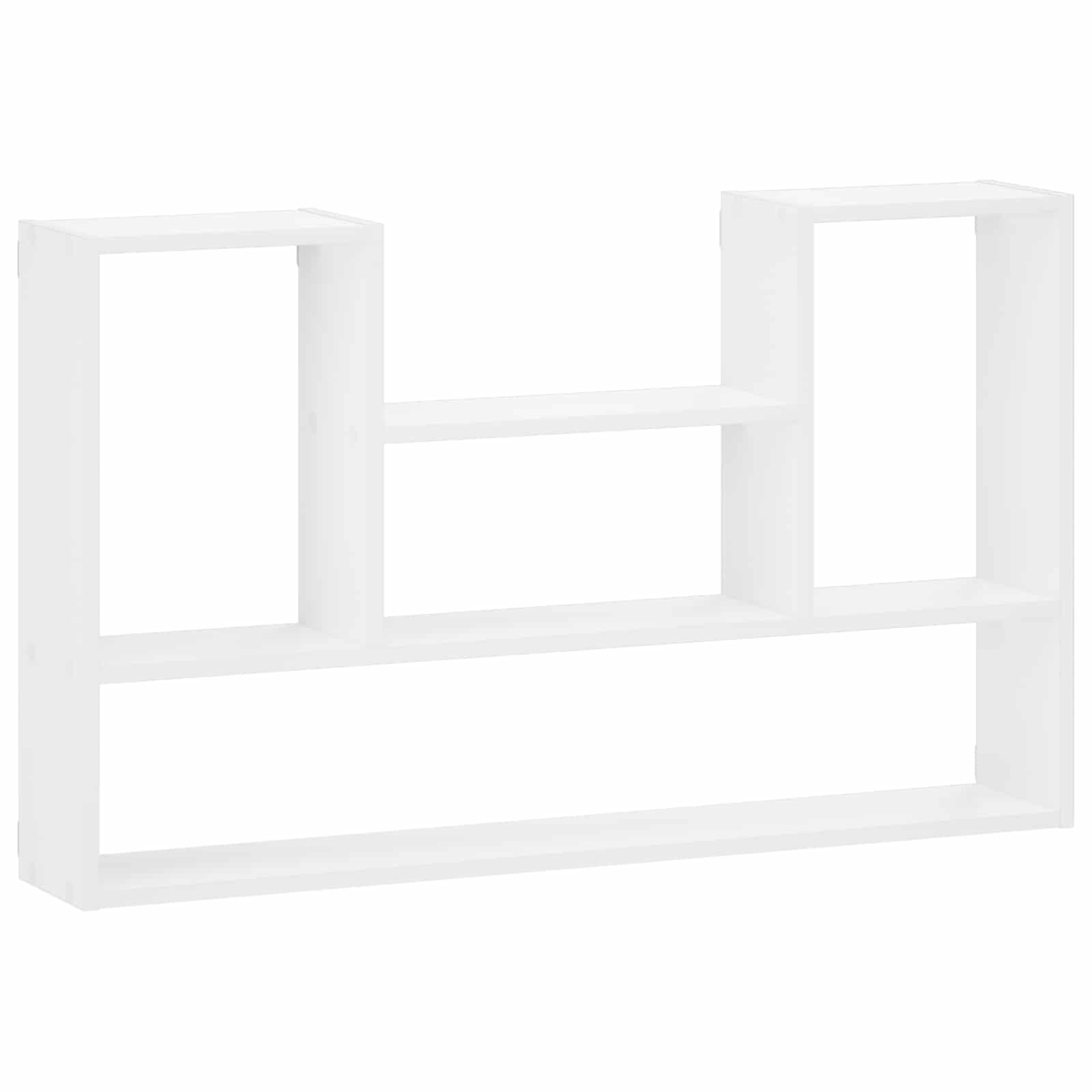 Ράφι Τοίχου Λευκό 100 x 17 x 60 cm Επεξεργασμένο Ξύλο