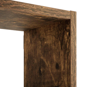 Ράφι Τοίχου Καπνισμένο Ξύλο Δρυός 100 x 17 x 60 cm