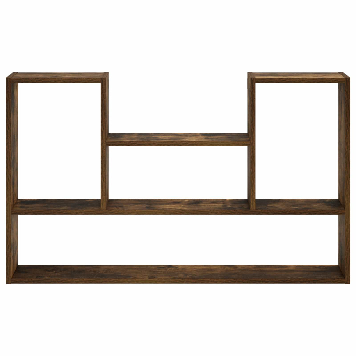 Ράφι Τοίχου Καπνισμένο Ξύλο Δρυός 100 x 17 x 60 cm