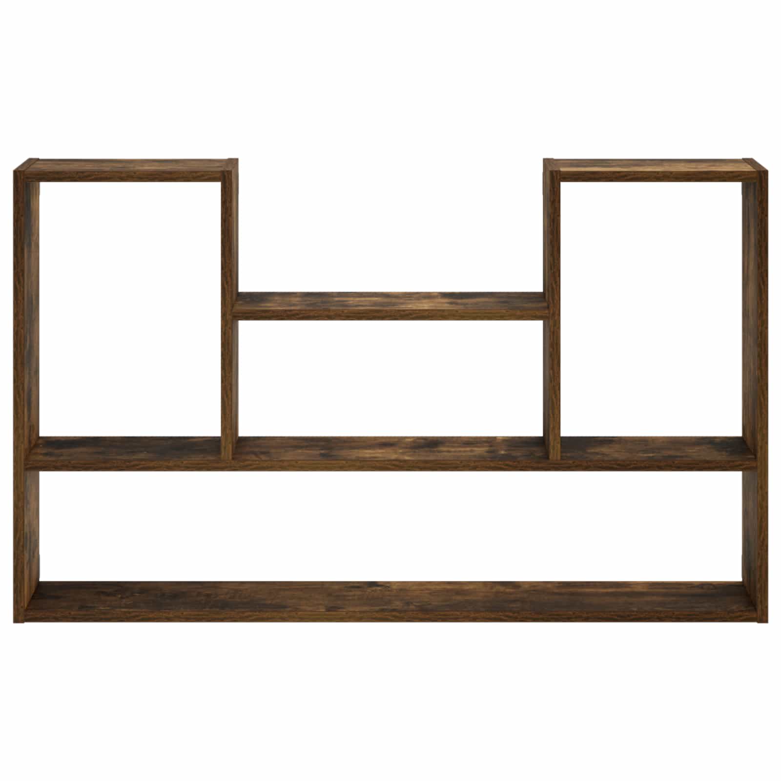 Ράφι Τοίχου Καπνισμένο Ξύλο Δρυός 100 x 17 x 60 cm