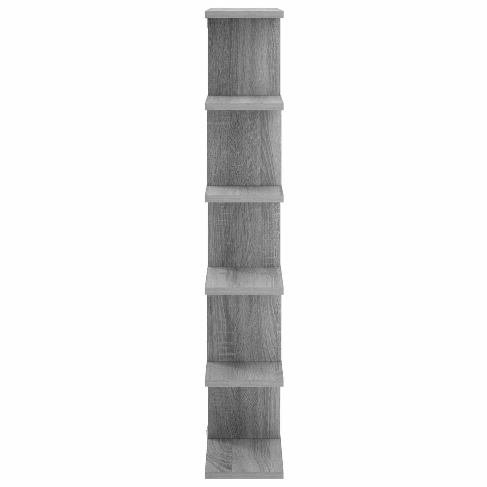 Ράφι Τοίχου Γκρι Sonoma 70 x 17 x 101 εκ. Επεξεργασμένο Ξύλο