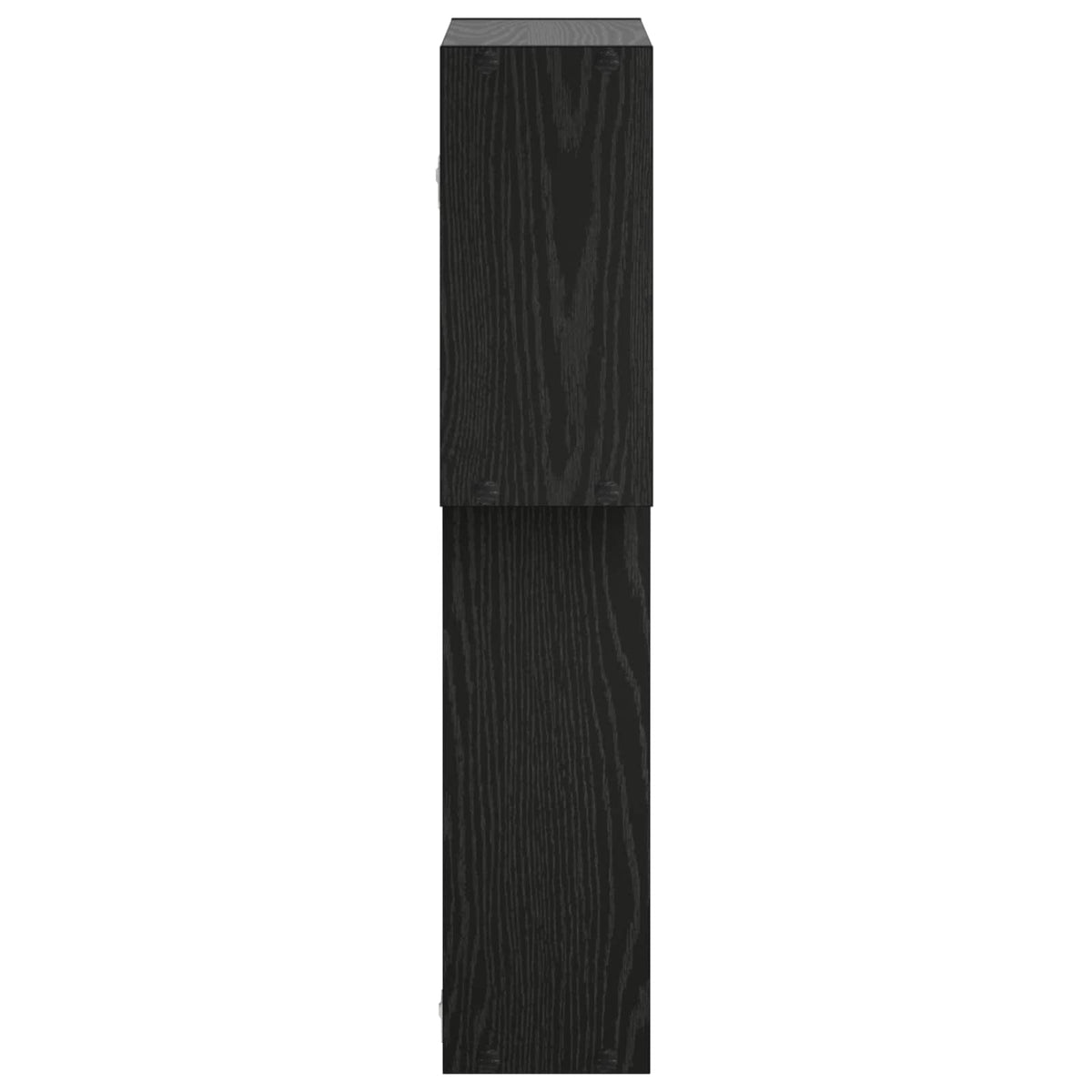 Ράφι Τοίχου Μαύρη Δρυς 98 x 17 x 91 cm Επεξεργασμένο Ξύλο