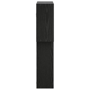 Ράφι Τοίχου Μαύρη Δρυς 98 x 17 x 91 cm Επεξεργασμένο Ξύλο