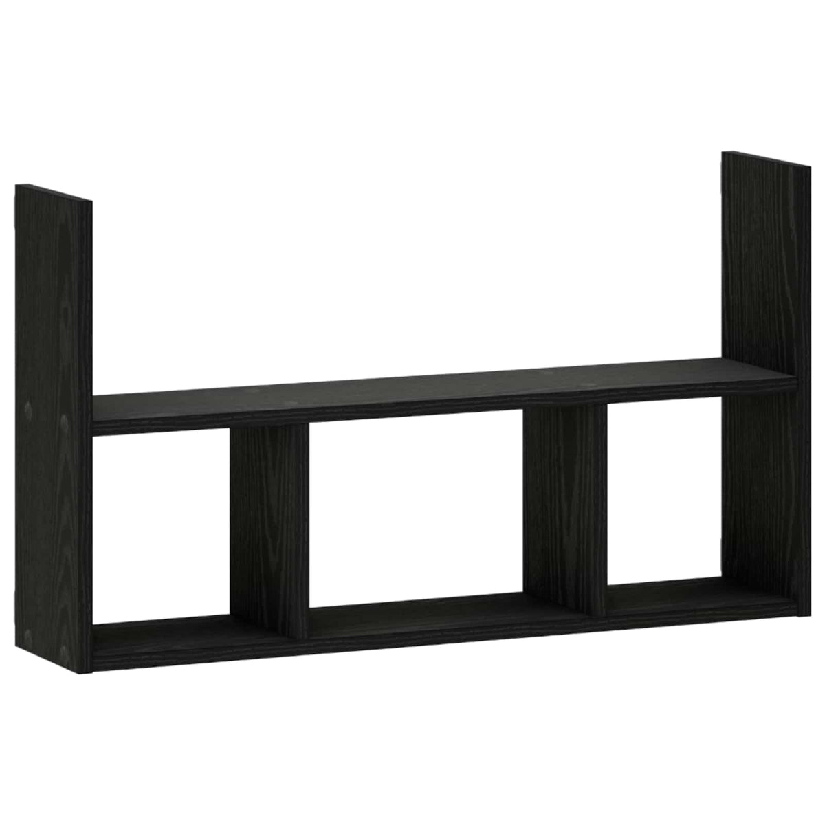 Ράφι Τοίχου Μαύρη Δρυς 78.5 x 17 x 45 cm Επεξεργασμένο Ξύλο