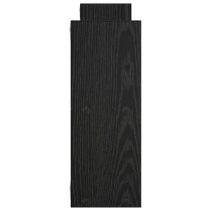 Ράφι Τοίχου Μαύρη Δρυς 78.5 x 17 x 45 cm Επεξεργασμένο Ξύλο