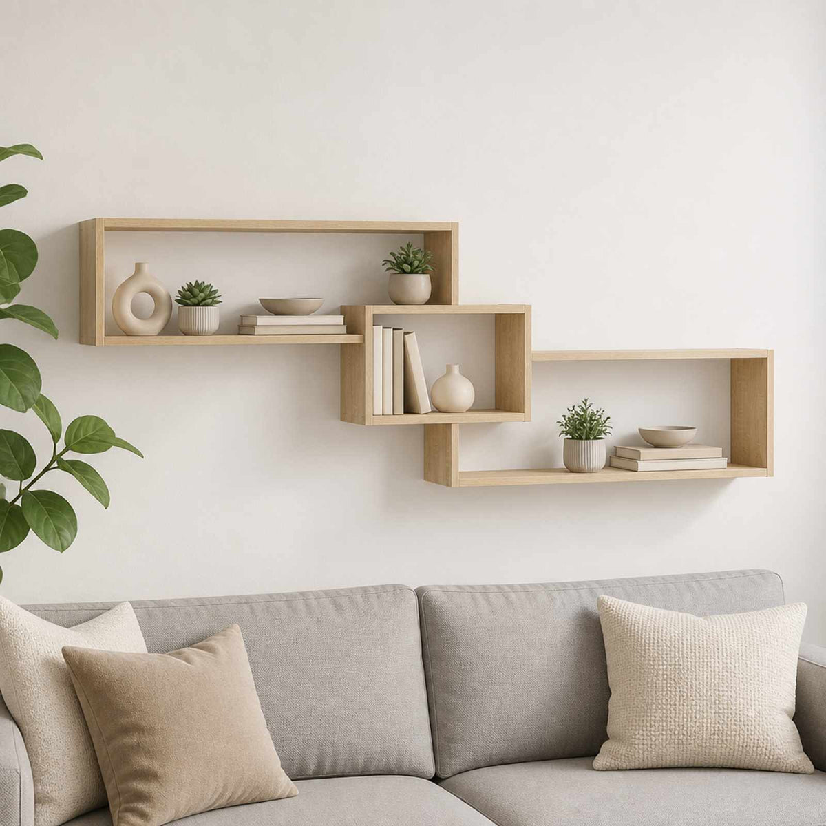 Ράφι Τοίχου Sonoma Δρυς 158 x 17 x 53 εκ. Επεξεργασμένο Ξύλο - Pakobazaar