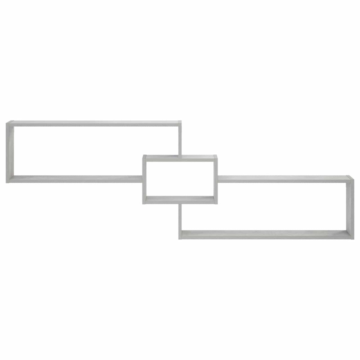 Ράφι Τοίχου Γκρι Σκυροδέματος 158 x 17 x 53 εκ. - Pakobazaar