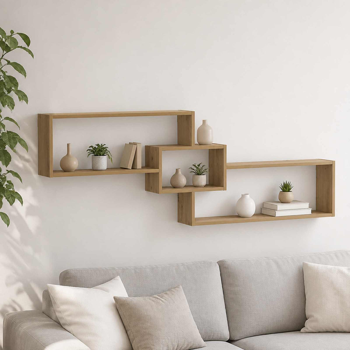 Ράφι Τοίχου Artisan Δρυς 158 x 17 x 53 εκ. Επεξεργασμένο Ξύλο