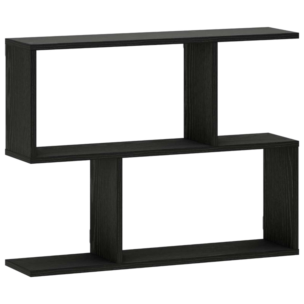Ράφι Τοίχου Μαύρη Δρυς 72 x 17 x 55.5 cm Επεξεργασμένο Ξύλο
