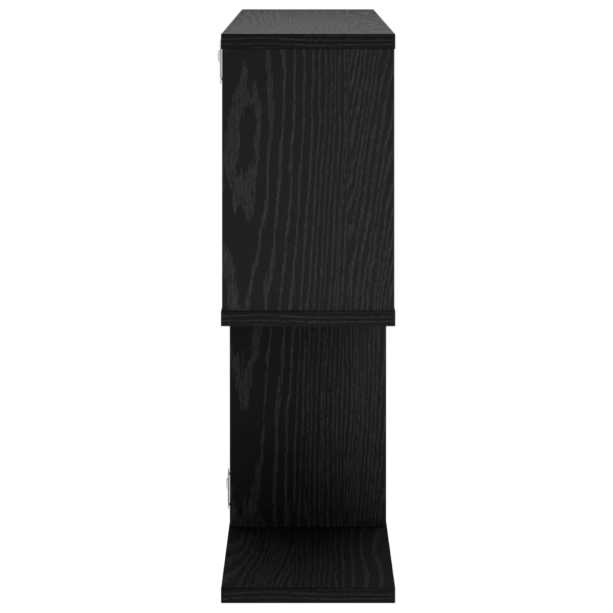 Ράφι Τοίχου Μαύρη Δρυς 72 x 17 x 55.5 cm Επεξεργασμένο Ξύλο