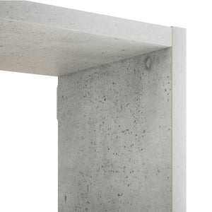 Ράφι Τοίχου Γκρι Σκυροδέματος 72 x 17 x 105 cm